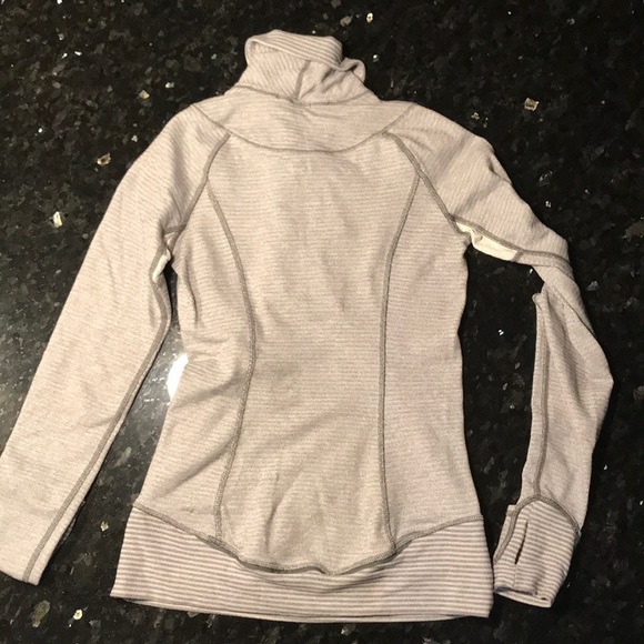 Lululemon Think Fast Pullover Mini Check Pique 2 - Picture 4 of 5